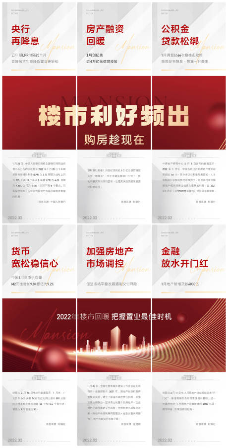 源文件下载【地产政策信息六宫格】编号：15370008617056066