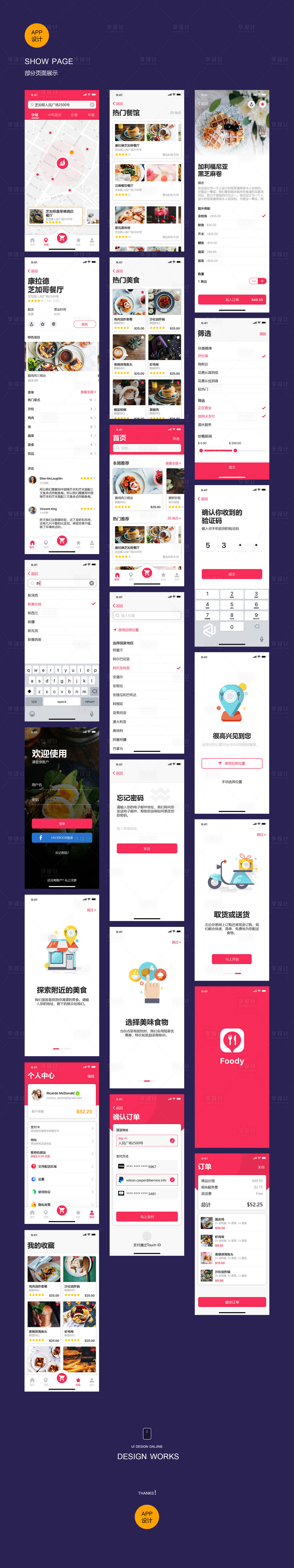 源文件下载【订餐app界面设计】编号：53720008541174013