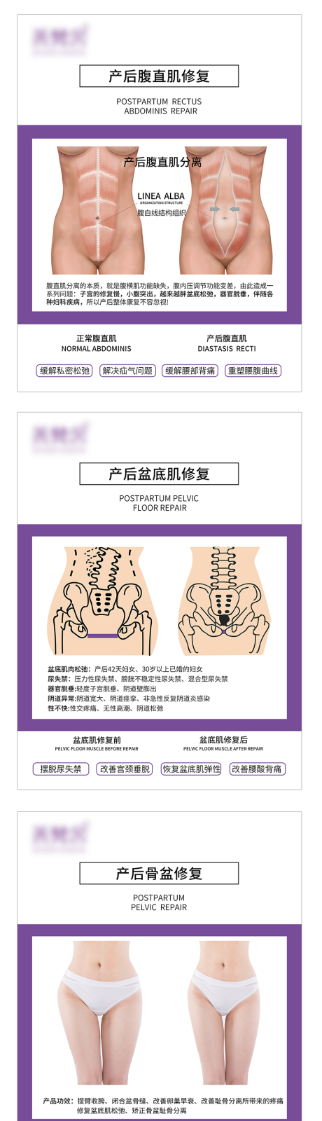 源文件下载【产后系列对比图海报】编号：17590008558293668