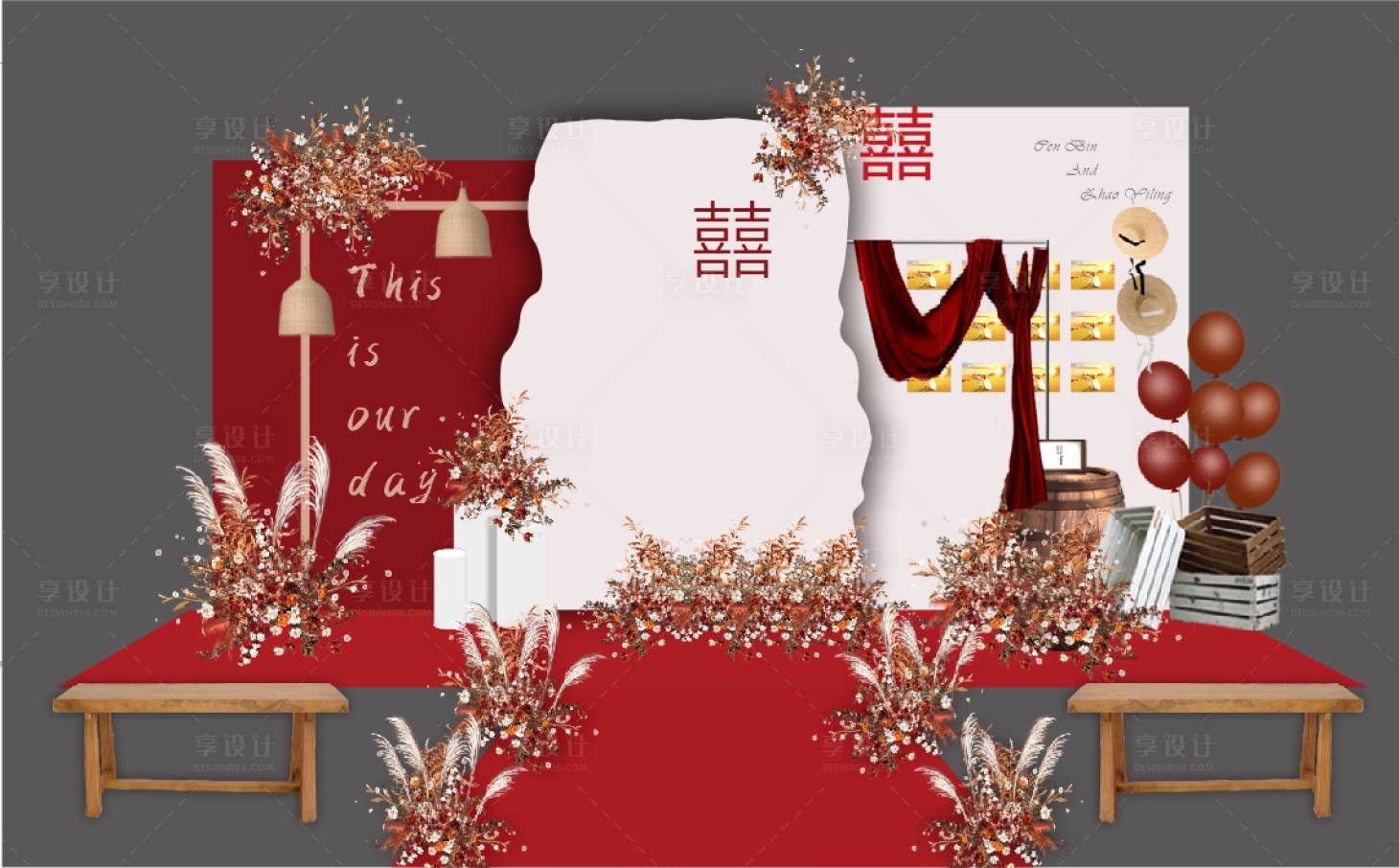 源文件下載【享設(shè)計(jì)】搜索編號(hào)：50590008291685550【簡(jiǎn)約婚禮】