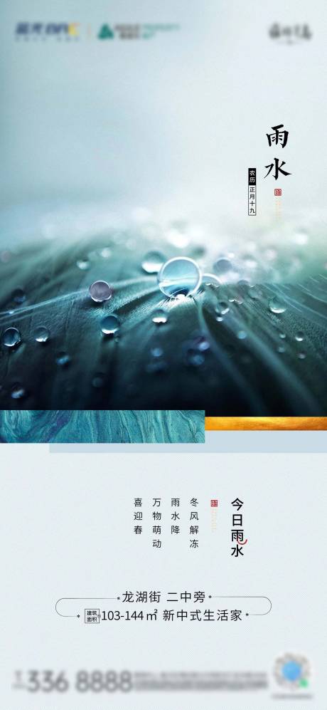源文件下载【雨水海报】编号：54230008336602988
