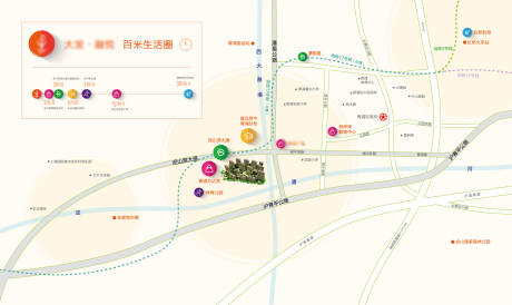 源文件下載【房地產(chǎn)區(qū)位圖廣告展板】編號：35530008652301112
