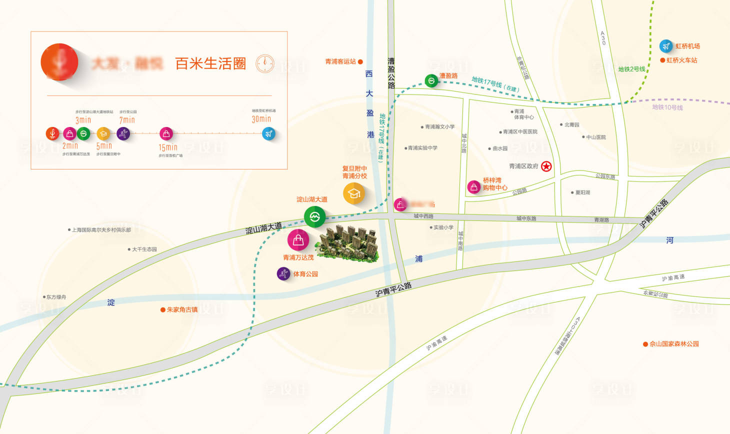 源文件下載【享設計】搜索編號：35530008652301112【房地產區位圖廣告展板】