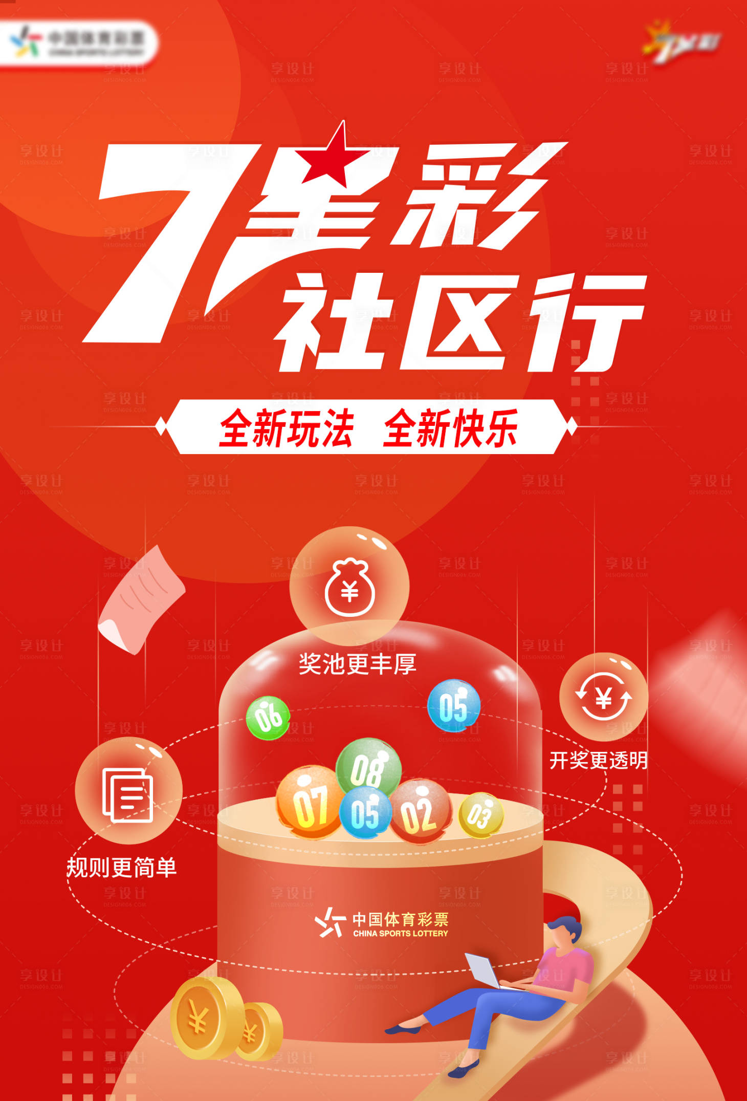 源文件下载【彩票7星彩海报】编号：90090008393799633