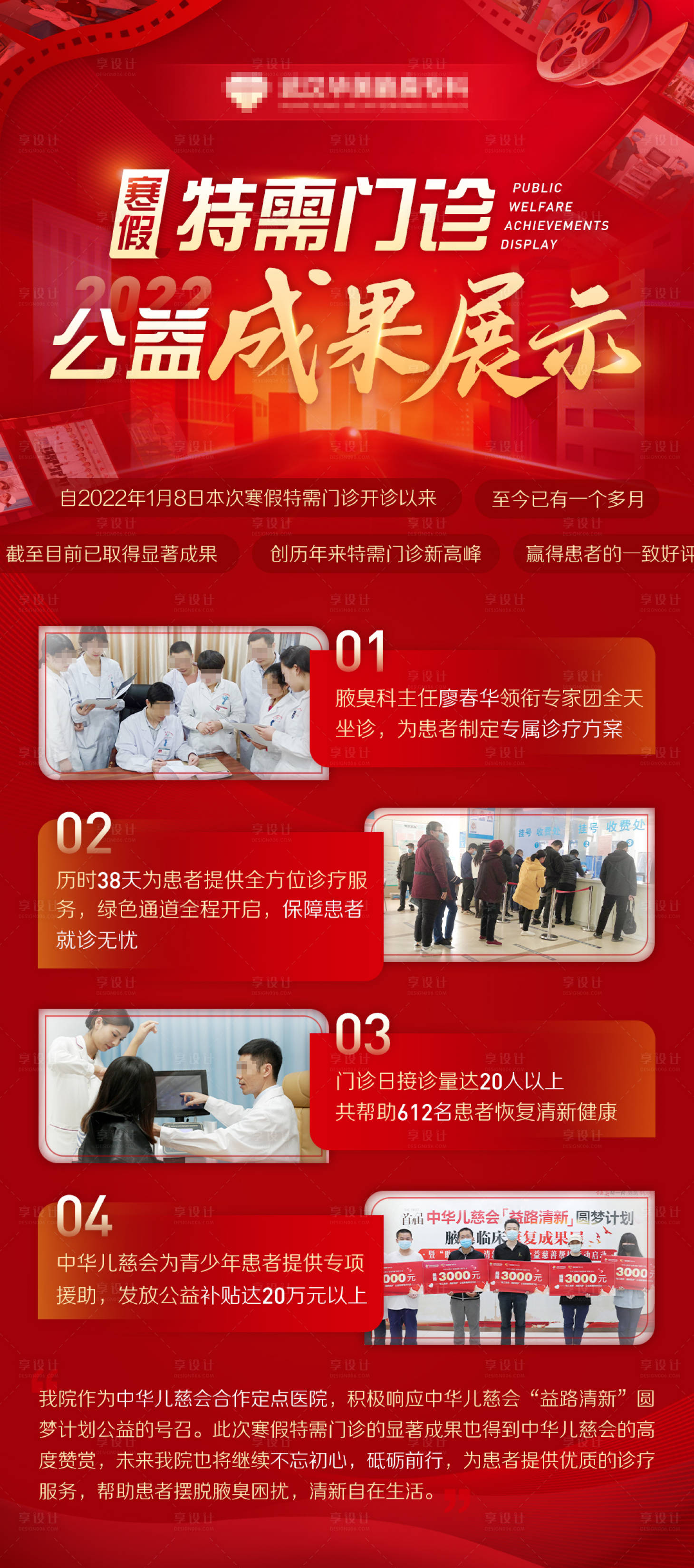 源文件下載【享設(shè)計】搜索編號：22570008435215553【醫(yī)療類公益成果展示海報】
