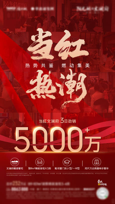 源文件下载【地产热销海报】编号：54030008434704862