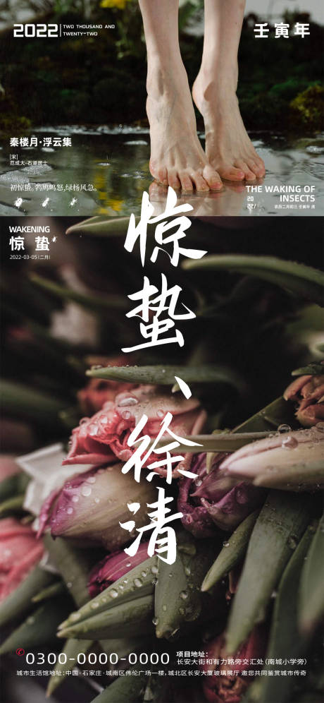 源文件下载【享设计】搜索编号：44580008446734717【惊蛰节气海报】