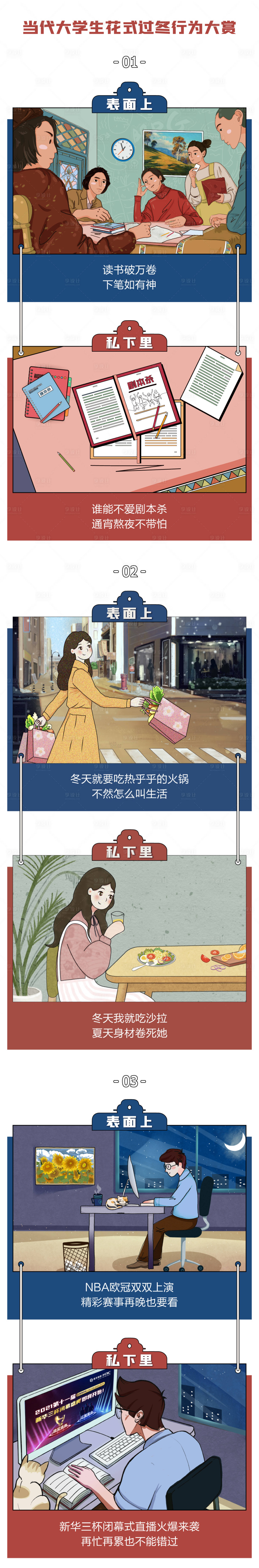 源文件下载【大学生行为打赏漫画】编号：61010008518745705
