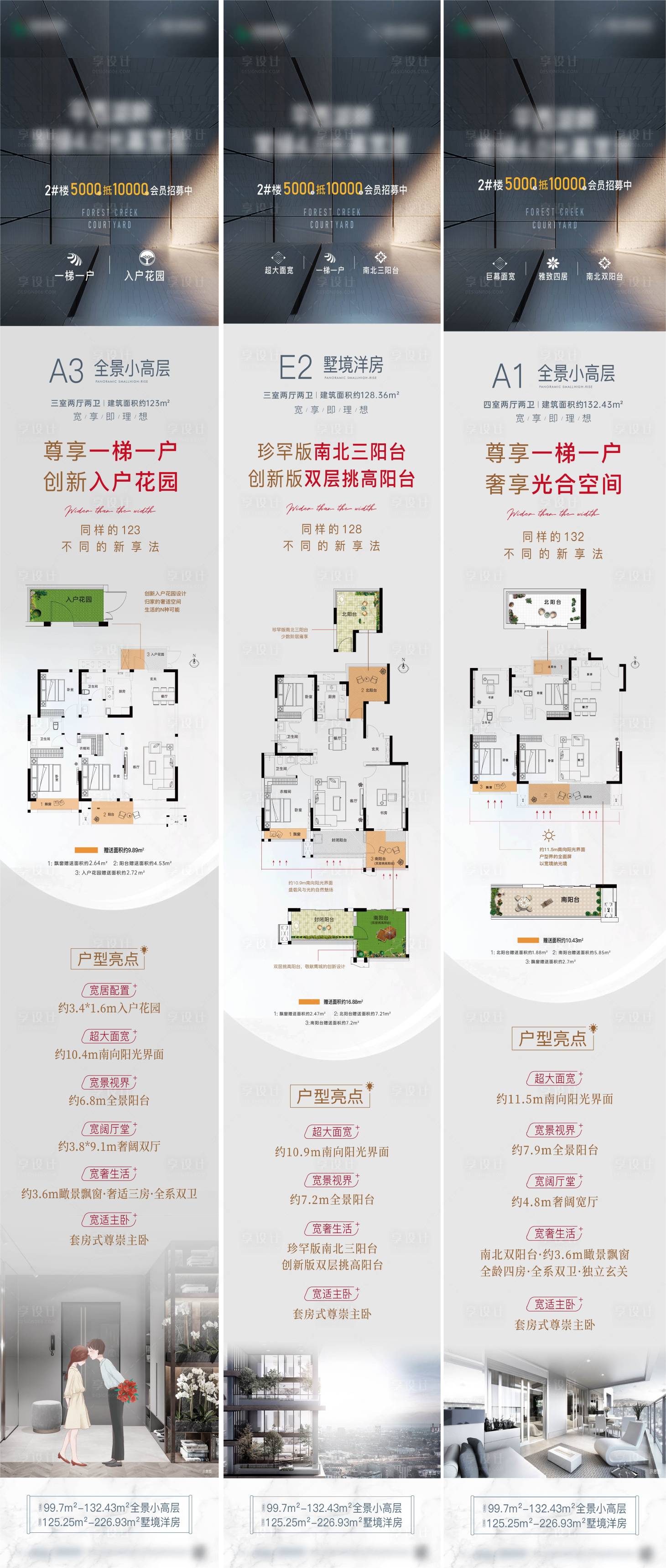 源文件下载【享设计】搜索编号：44510008442419488【地产户型价值长图】