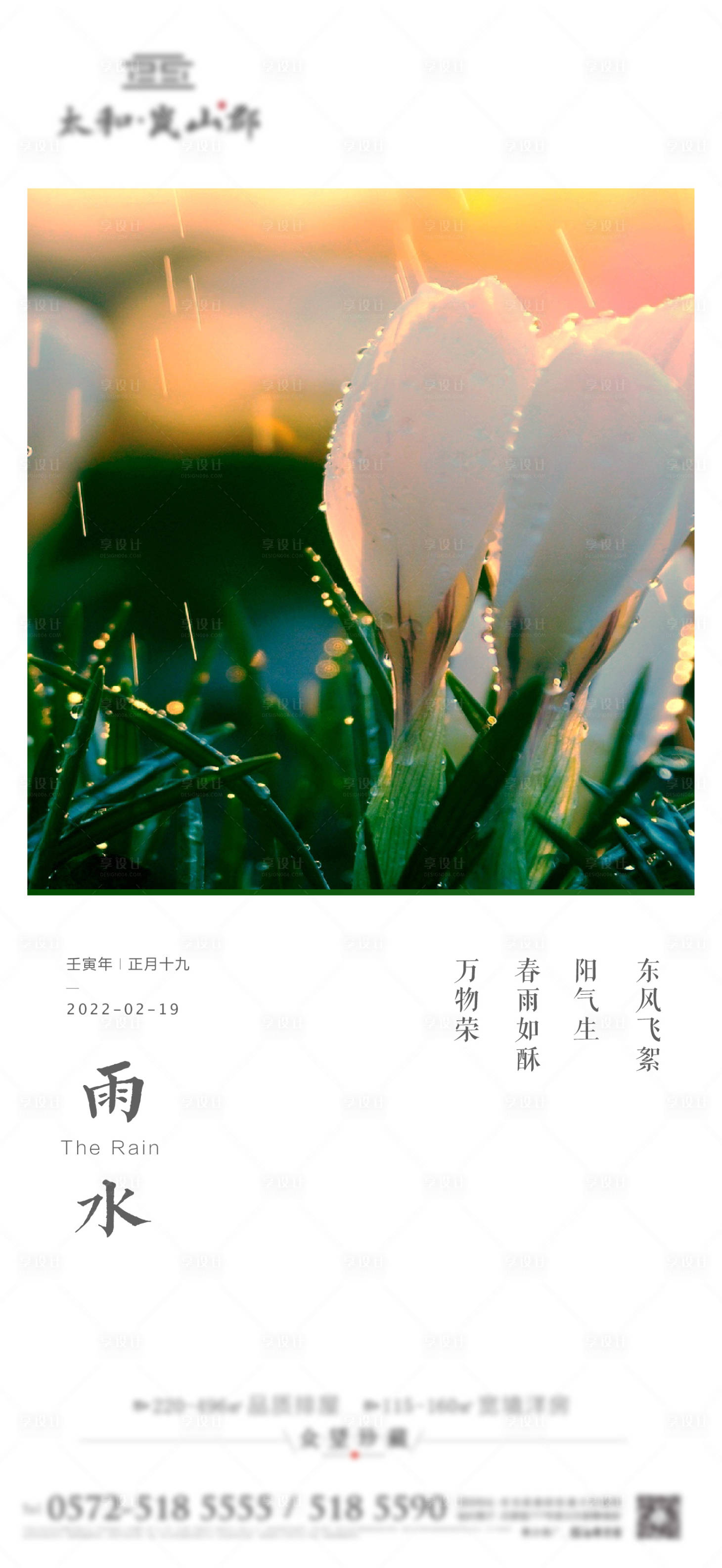 源文件下载【雨水海报 】编号：39910008435577303