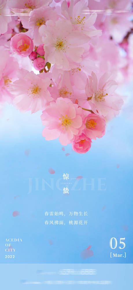 源文件下载【享设计】搜索编号：76720008579078112【惊蛰节气海报】