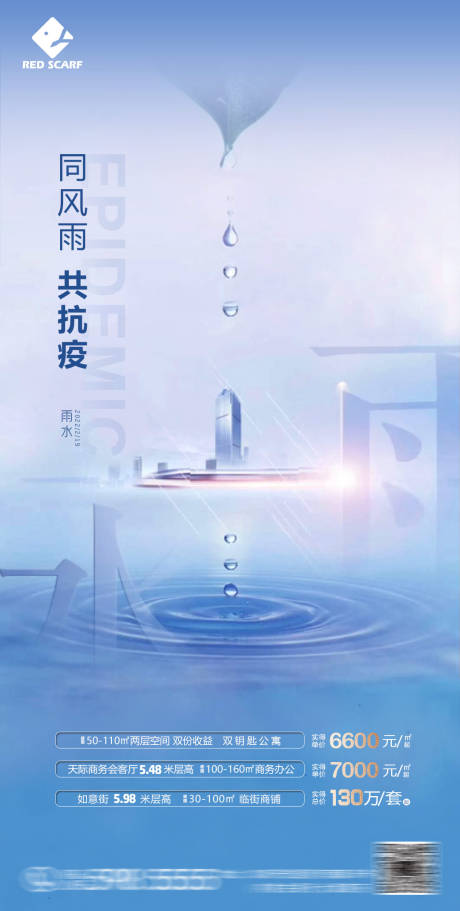 源文件下载【雨水节气海报】编号：20220218142015329