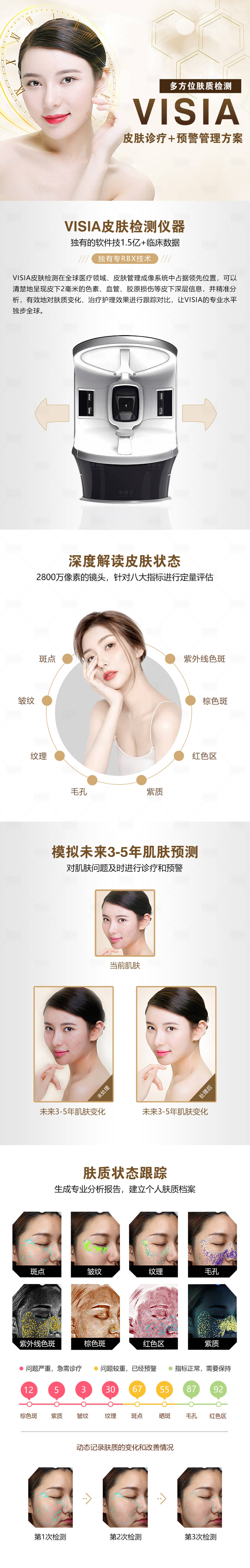 源文件下载【享设计】搜索编号：14430008507057584【医美皮肤检查详情页】