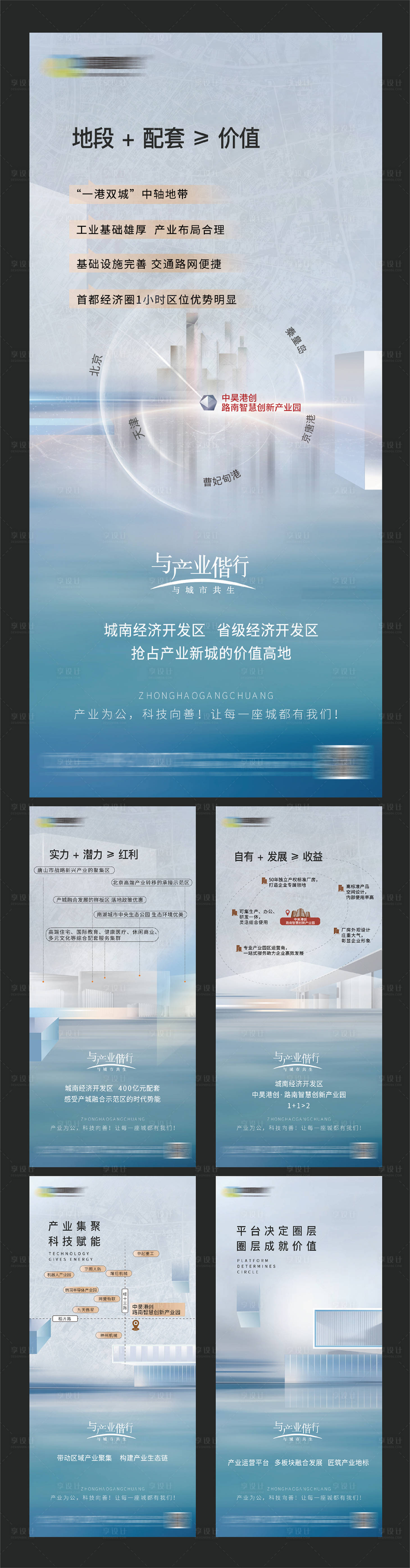 源文件下载【享设计】搜索编号：63190008507464364【地产配套价值点系列海报】