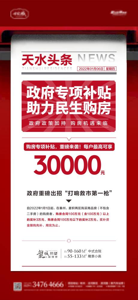 源文件下载【地产优惠政策大字报】编号：48300008522933404