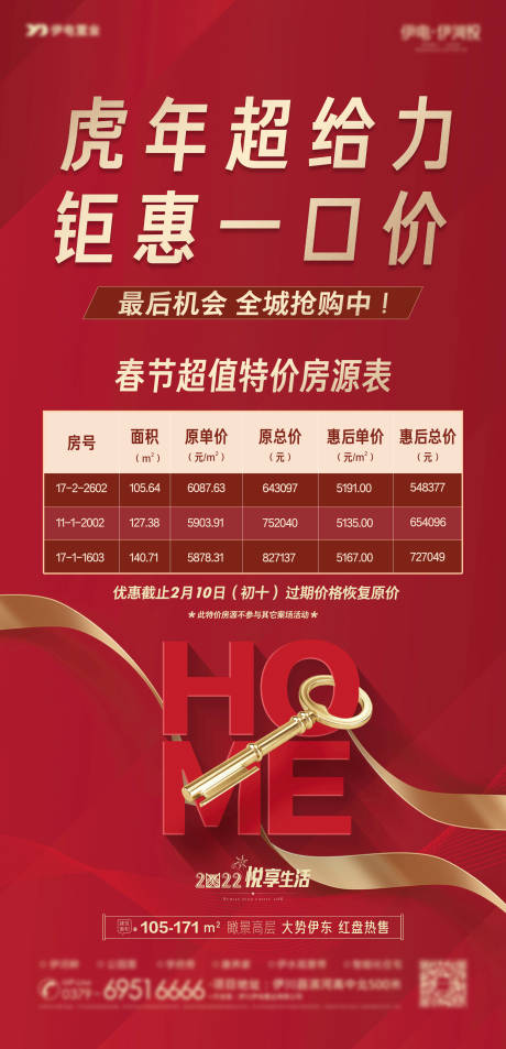 源文件下載【虎年新年特價房海報】編號：76300008280667883