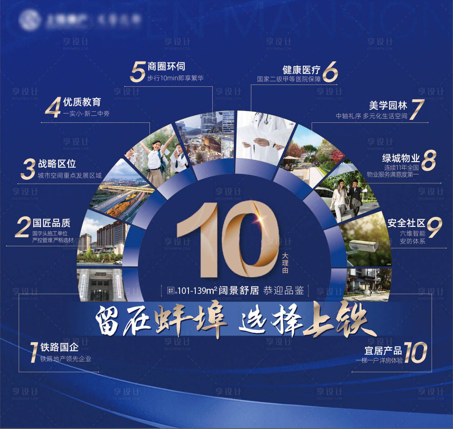 源文件下载【享设计】搜索编号：30930009075775235【地产十大理由桁架海报】