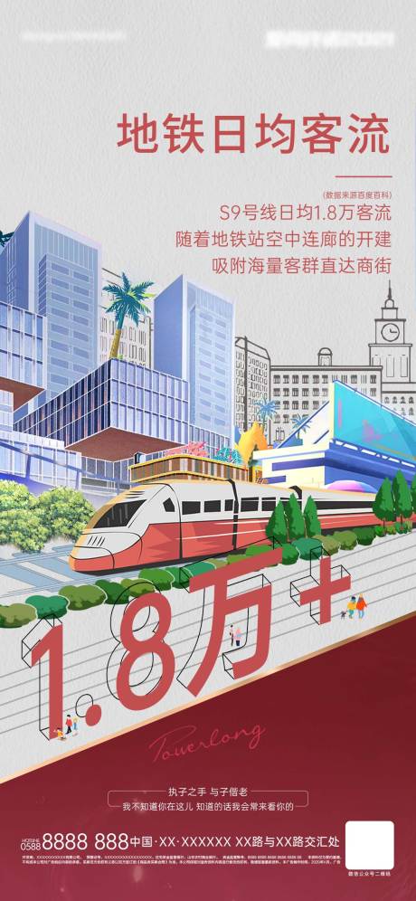 源文件下载【地产地铁配套海报】编号：25450008698467632