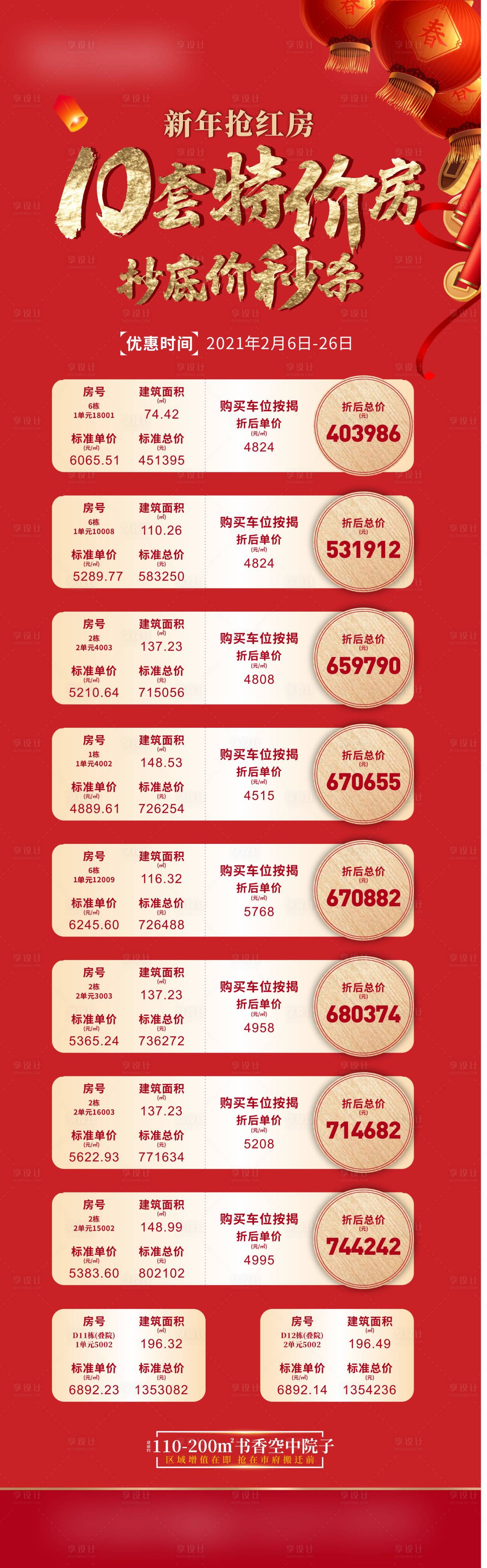 源文件下載【享設(shè)計(jì)】搜索編號(hào)：36110008783156781【新春特惠房源長(zhǎng)圖海報(bào)】