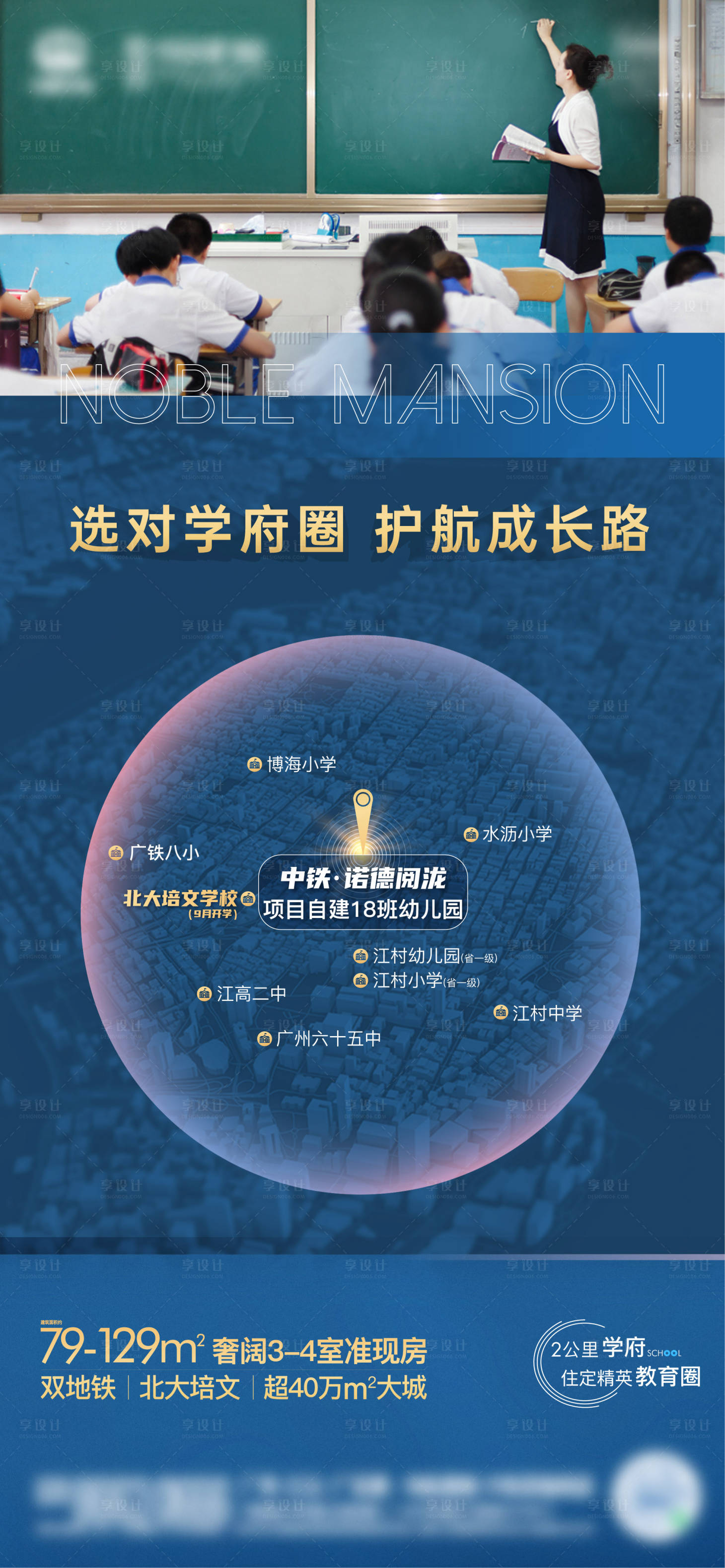 源文件下載【享設計】搜索編號：38260008963764485【地產學校區域價值點單圖】