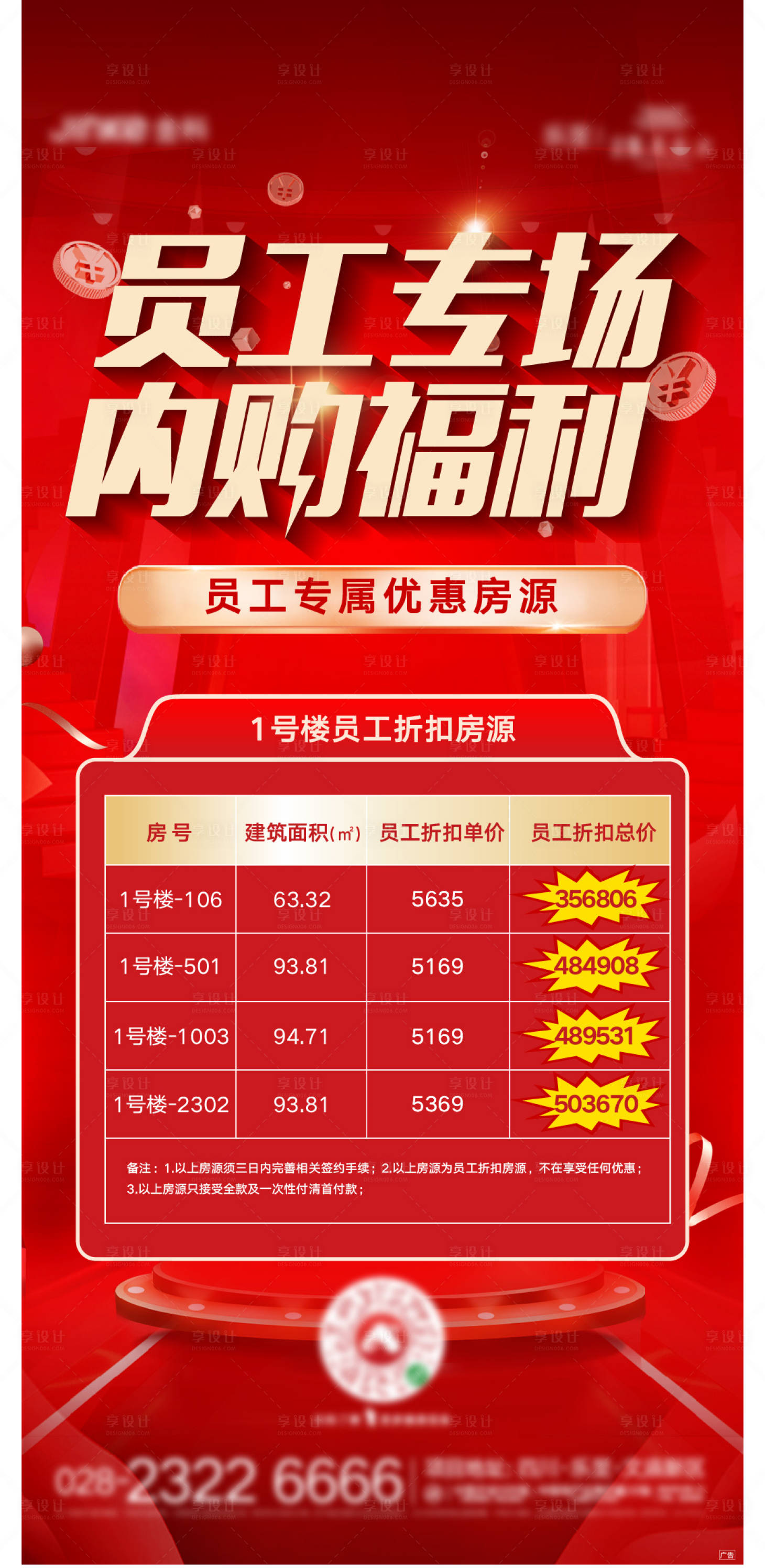 源文件下载【内购福利热销房源海报】编号：17760009100112062