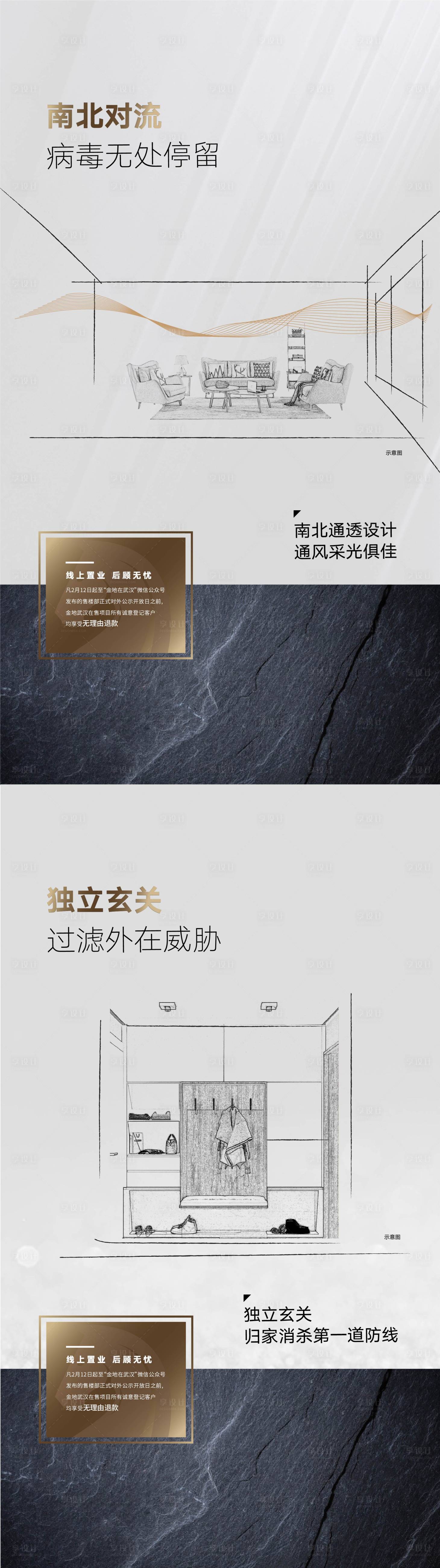 源文件下載【享設計】搜索編號：60280008943985418【房地產戶型價值點微信系列海報】