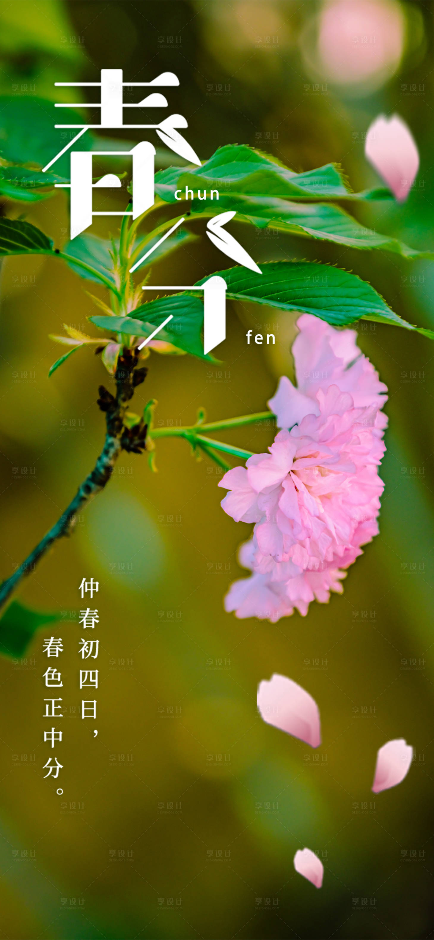 源文件下载【二十四节气春分海报】编号：43860008929151676