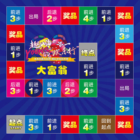 源文件下载【活动大富翁游戏地贴】编号：39360008760178378