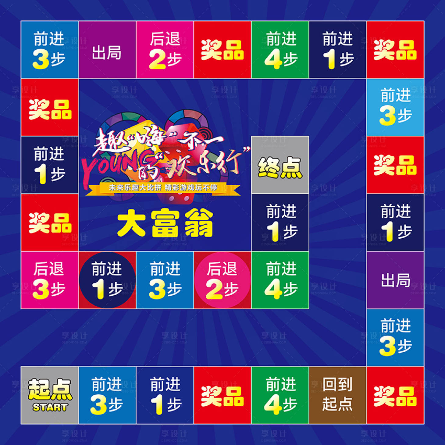 源文件下載【享設(shè)計(jì)】搜索編號(hào)：39360008760178378【活動(dòng)大富翁游戲地貼】