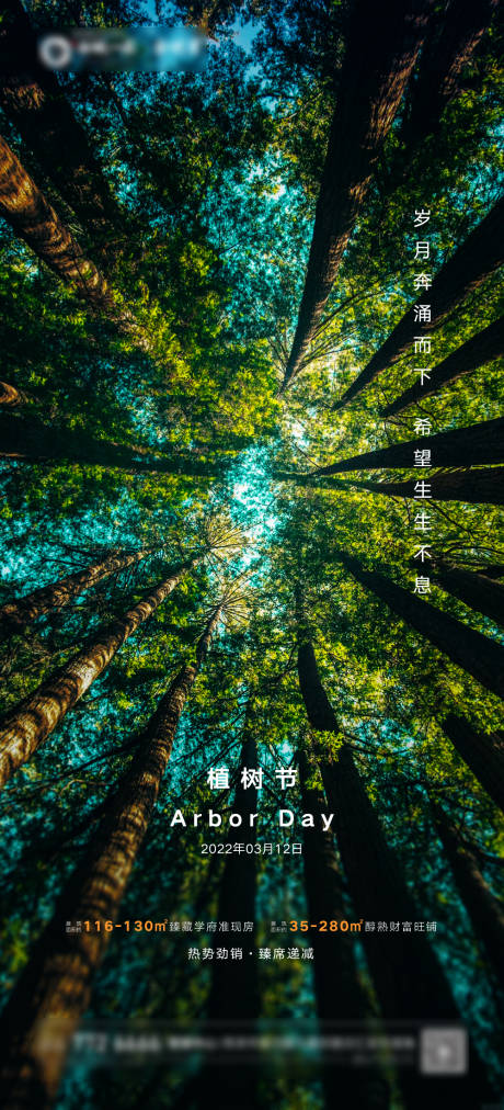 源文件下载【地产312植树节简约海报】编号：12540008804923098