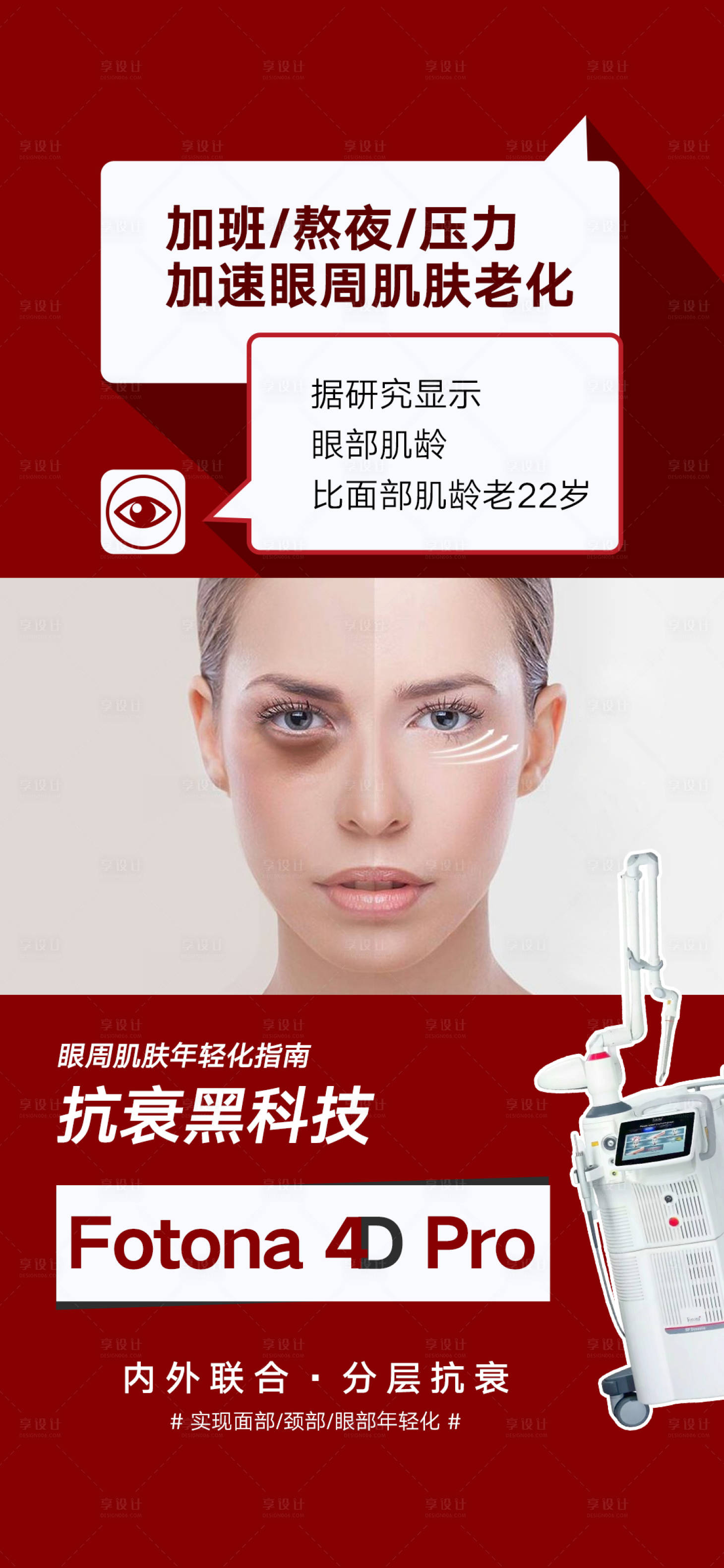 源文件下载【享设计】搜索编号：92310008839931599【医欧洲之星Fotona4DPro海报】