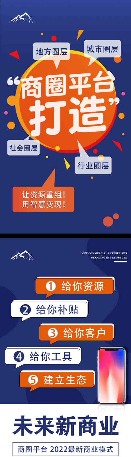 源文件下载【微商造势商业模式宣传海报】编号：95360008730486470
