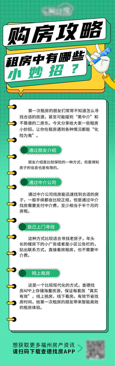 源文件下载【地产购房攻略长图】编号：20220304150752835