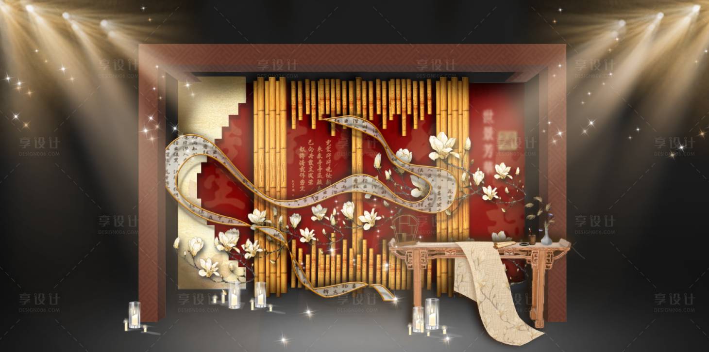 源文件下載【享設計】搜索編號：11800008995053039【地產中式美陳打卡DP點設計】