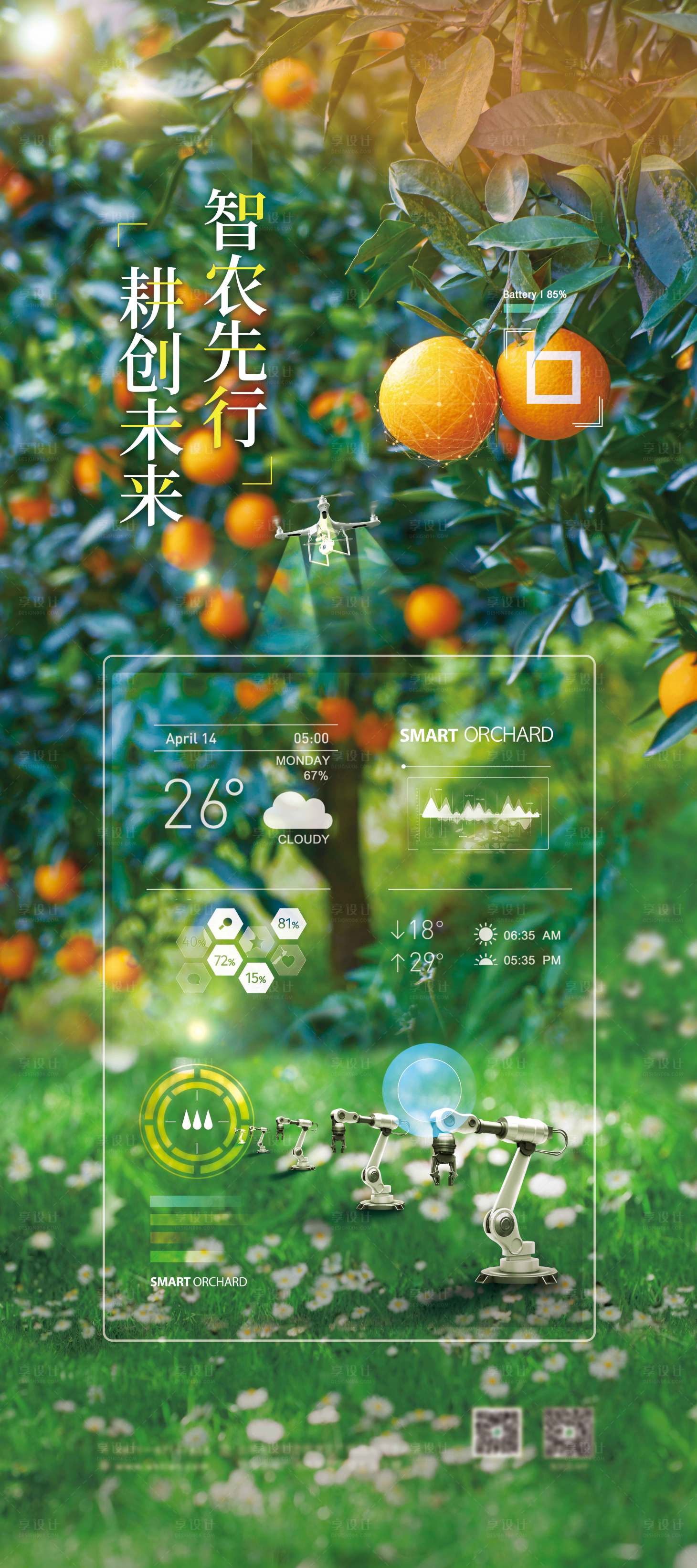 源文件下載【享設(shè)計(jì)】搜索編號(hào)：61440009106693372【農(nóng)業(yè)科技展架】