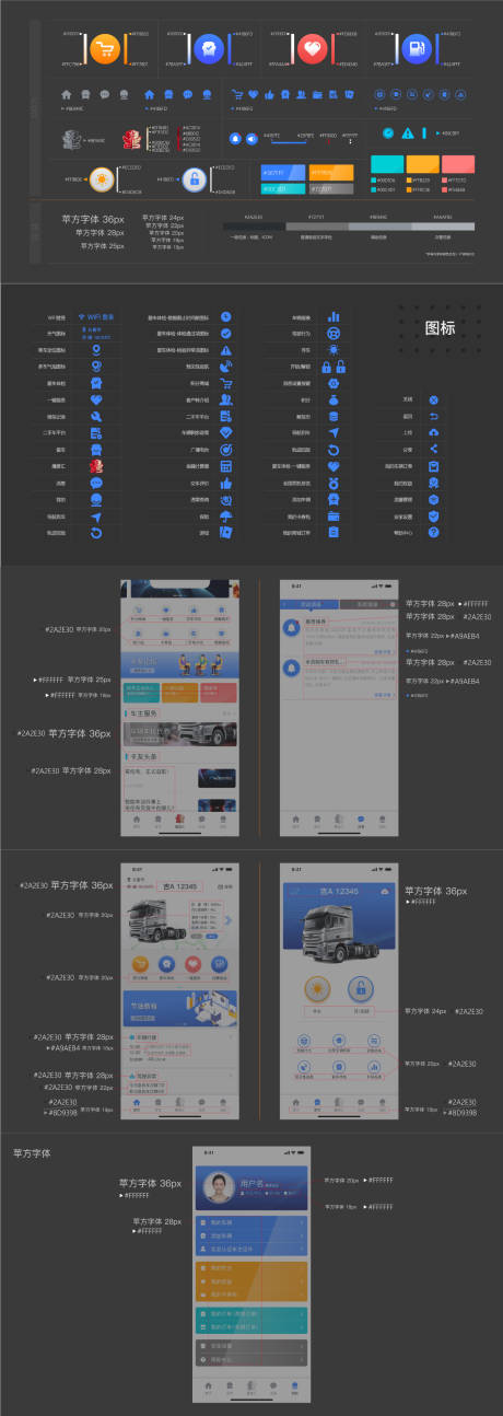 源文件下载【汽车互联APP手机UI界面设计规范】编号：20220317201557639