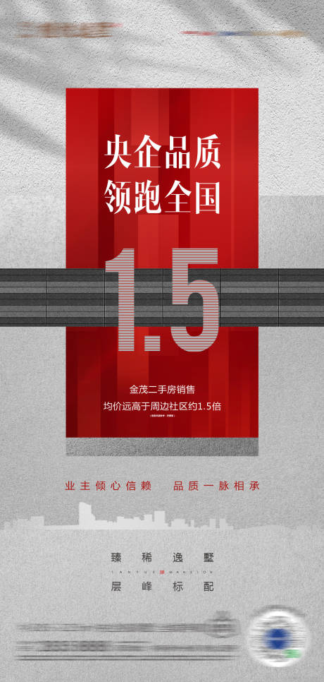 源文件下载【享设计】搜索编号：94700008884046036【地产品质价值点海报】