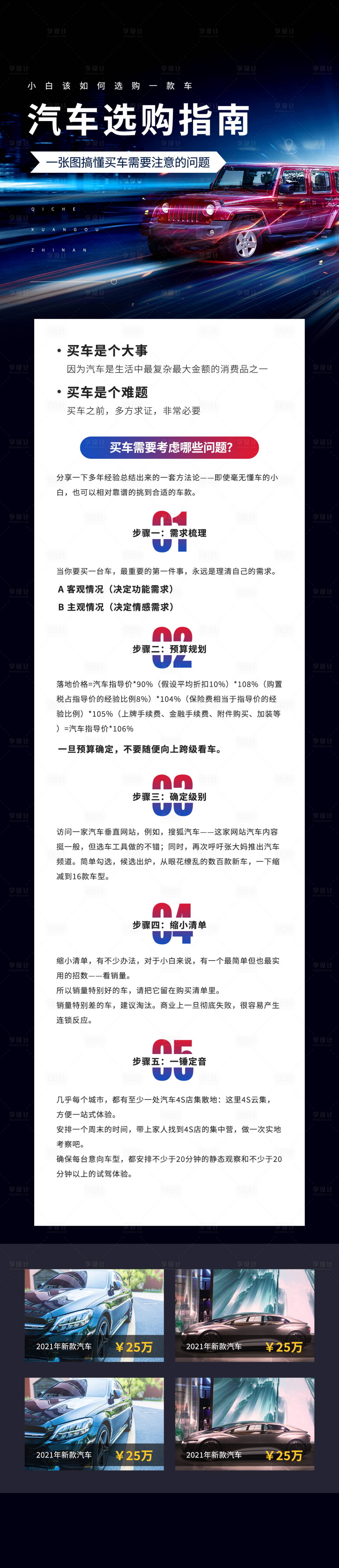 源文件下载【享设计】搜索编号：23910009199389897【汽车长图】