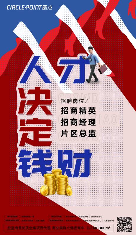 源文件下载【商业招聘招商双选会海报】编号：40560008808992979