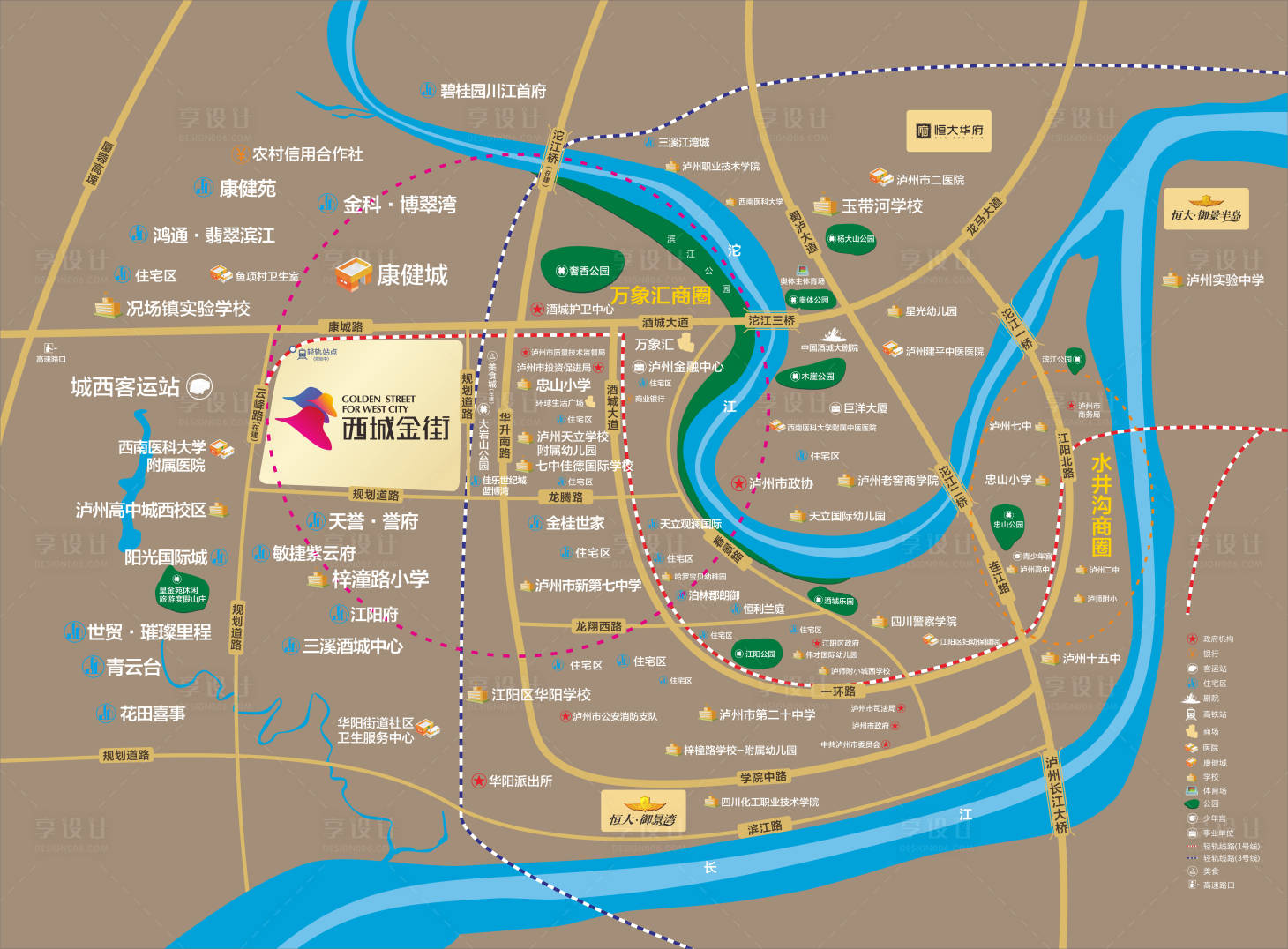 源文件下載【享設計】搜索編號：90080008897152653【房地產區位圖】