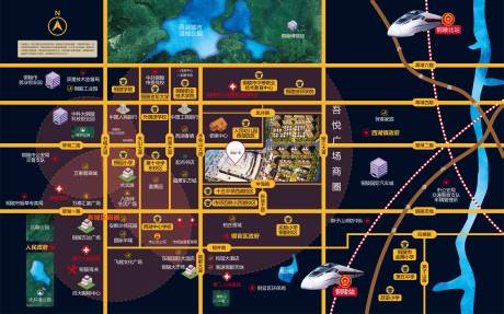源文件下载【享设计】搜索编号：70260009217387217【地产区域地图】