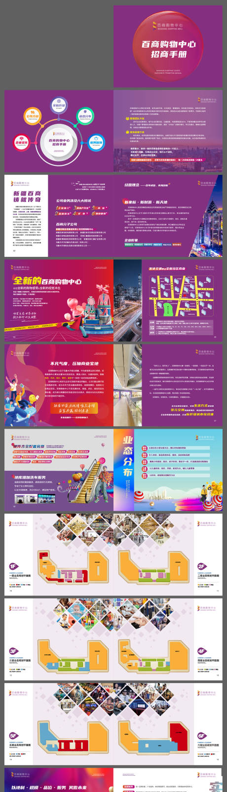 源文件下載【享設計】搜索編號：92540009025599386【商場招商畫冊】