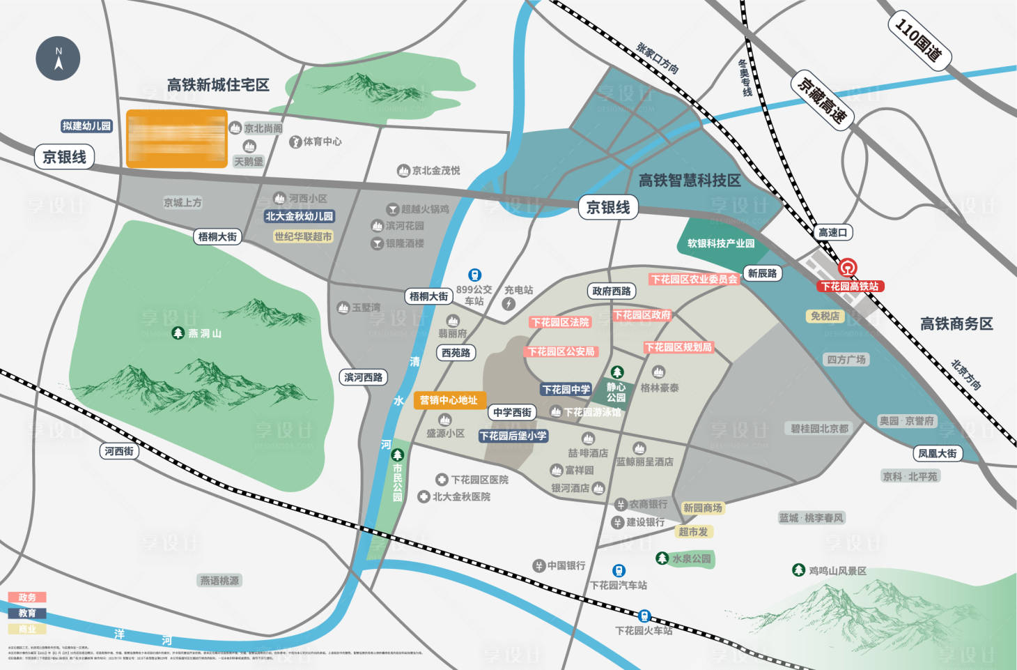 源文件下载【房地产区位图广告展板】编号：47070009144486290