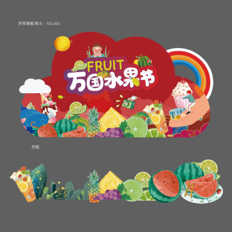 源文件下载【异形展板】编号：30710008665518007