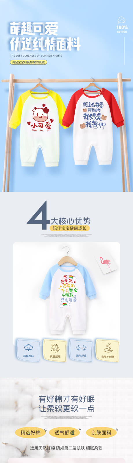 源文件下载【萌趣可爱婴儿童装详情页】编号：36600008857019044