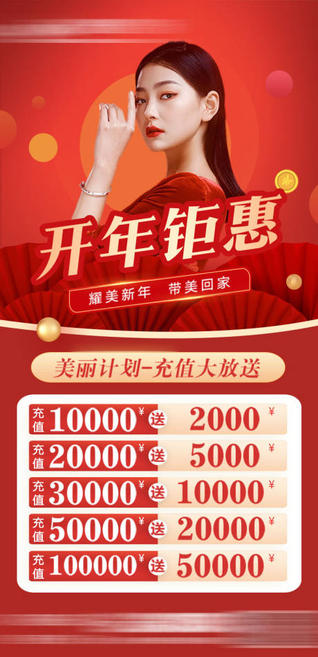 源文件下載【醫美充值購美計劃海報】編號：54320008724487332