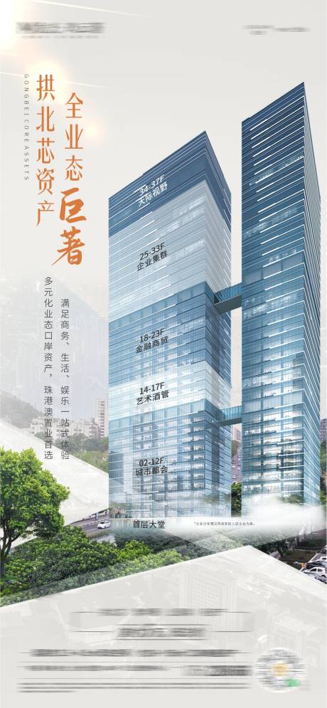 源文件下载【写字楼业态海报】编号：31660008702308179