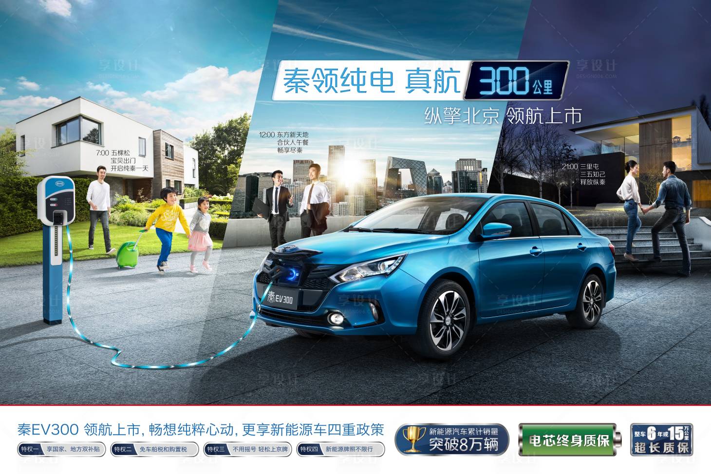 源文件下載【享設計】搜索編號：83210009130891237【電動車充電領航上市暢想純粹心動更享新】