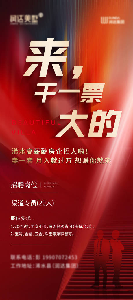 源文件下载【招聘展架】编号：40180008765233489