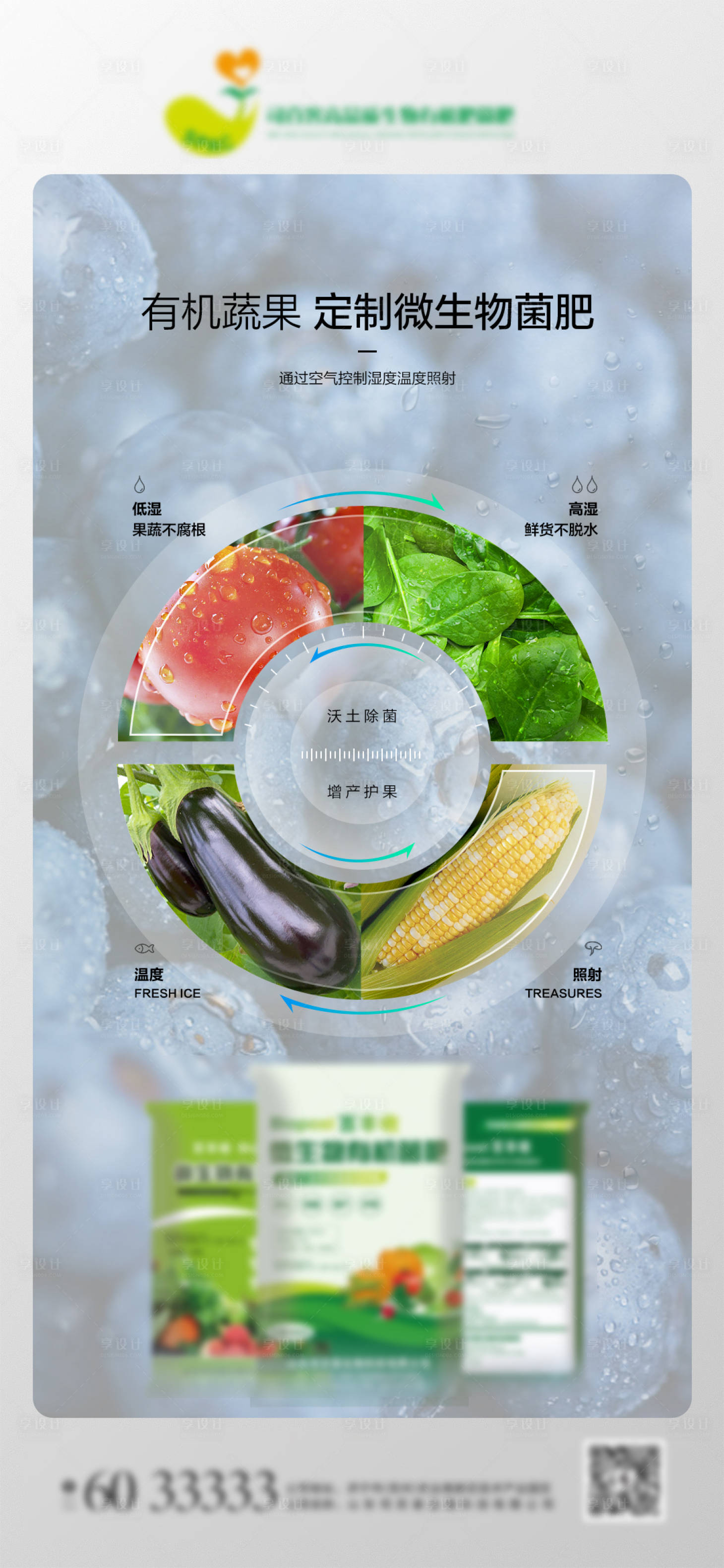 源文件下载【有机绿色生态农业化肥菌肥海报】编号：35130008795833755